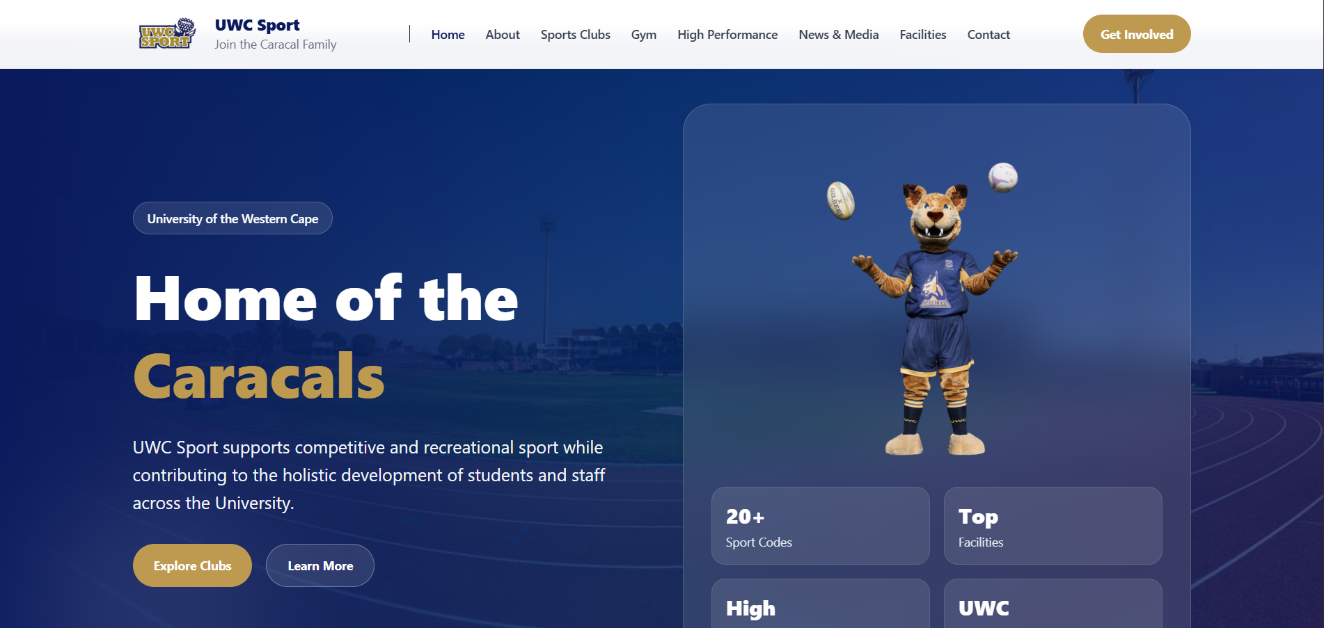 UWC Sport Website project